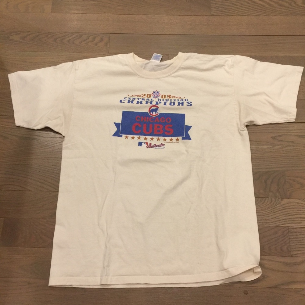 Chicago Cubs 2003 division champs tee